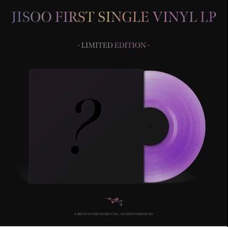Jisoo — First Single Limited Purple Vinyl LP Record