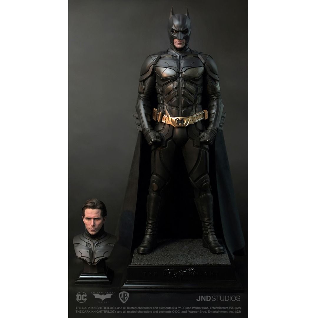 JND Studios The Dark Knight Batman & Bruce Wayne (Duo ver) Original 1:3  Hyperreal Movie Figure Toy Statue, Hobbies & Toys, Toys & Games on Carousell
