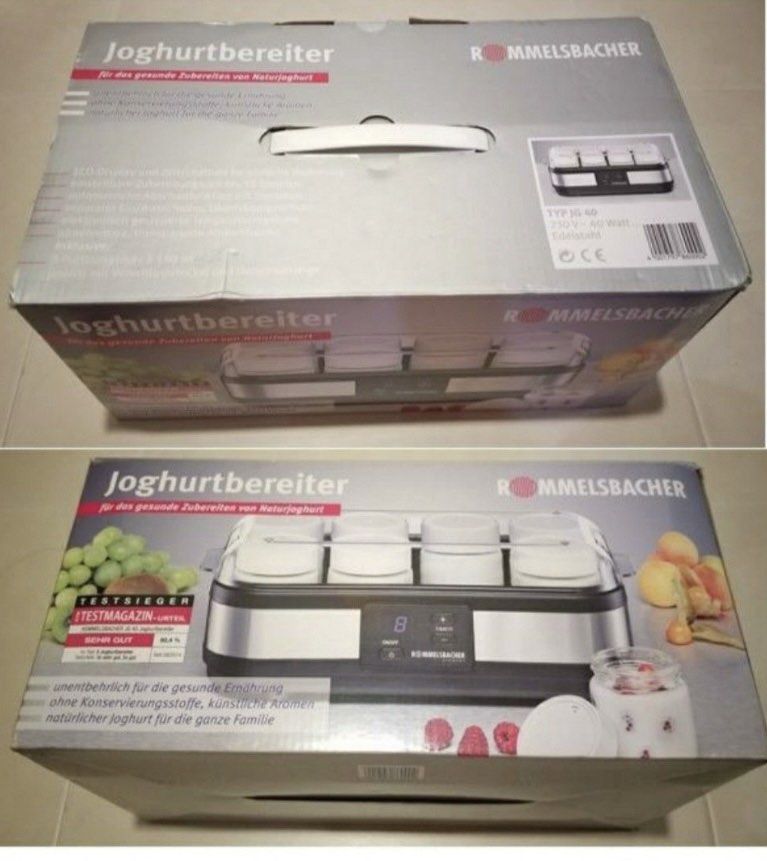 Joghurtbereiter Rommelsbacher Home Yogurt Maker, Furniture & Home Living, Kitchenware