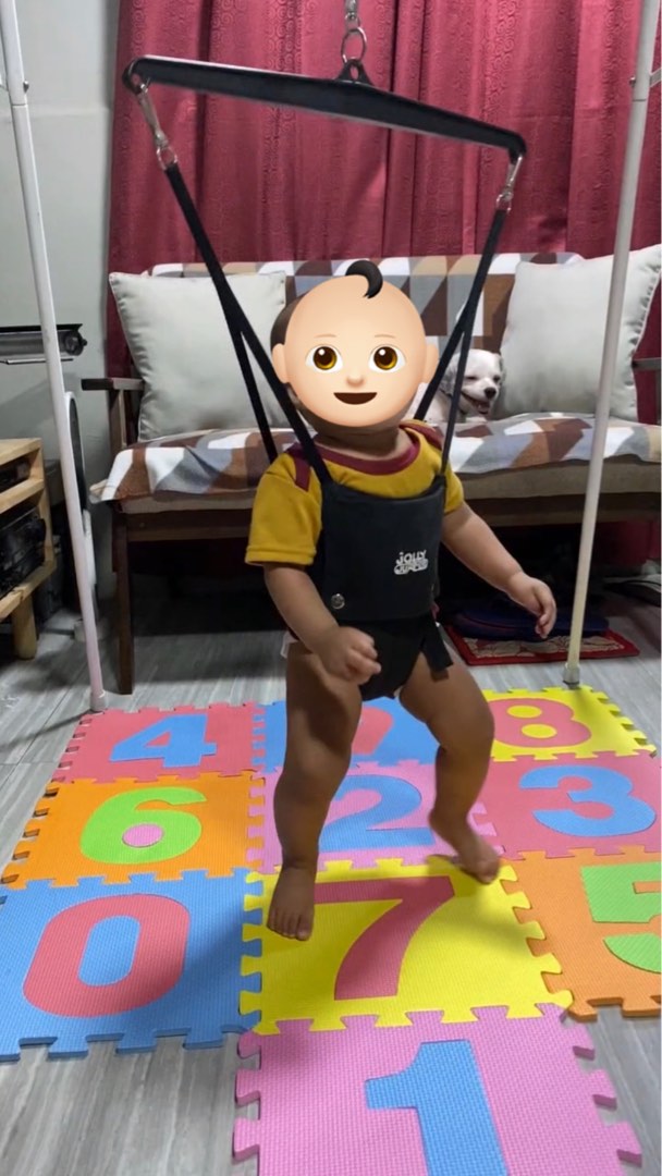 Jolly Jumper with Musical Playmat, Babies & Kids, Infant Playtime on Carousell