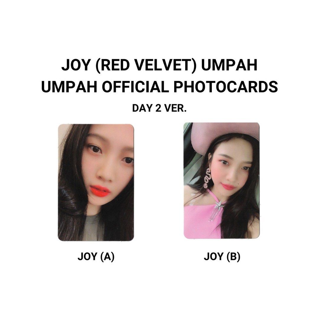 Joy Red Velvet Photocards on Carousell
