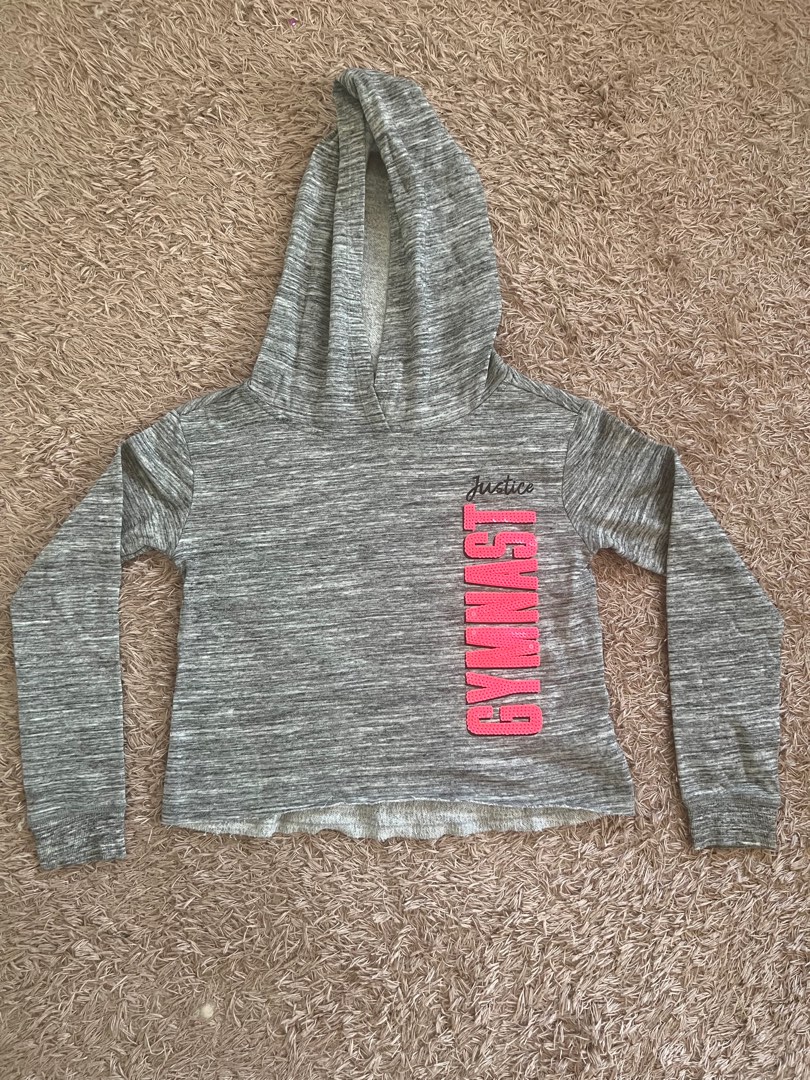Justice Gymnast sweater with hood on Carousell