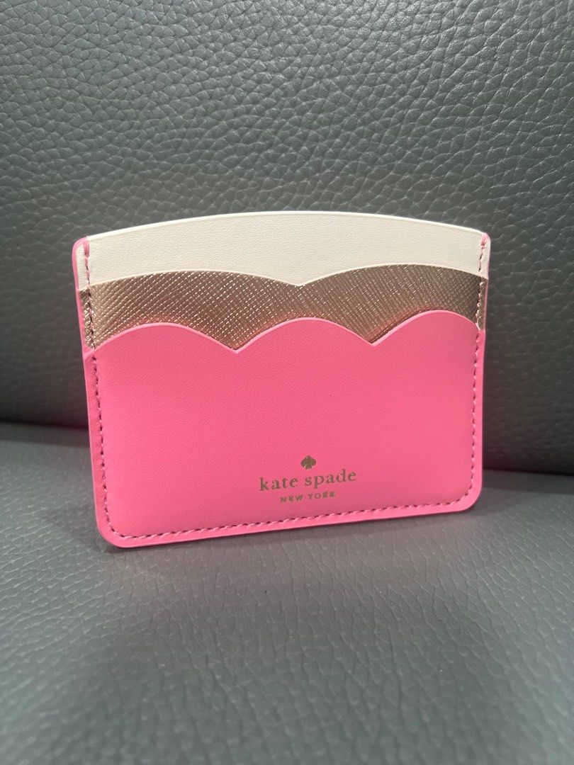 Kate Spade ♠️ Small Slim Gemma Card Holder, Luxury, Bags & Wallets on  Carousell