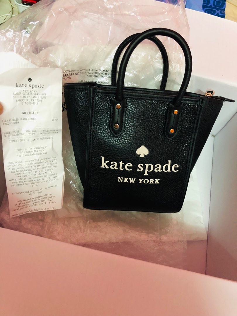 Authentic Kate Spade Ella Mini Tote, Luxury, Bags & Wallets on Carousell