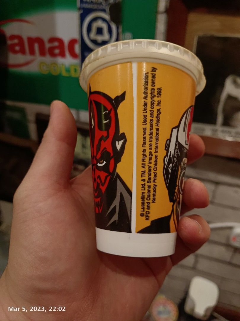 KFC Star Wars paper cup, Hobbies & Toys, Memorabilia & Collectibles ...