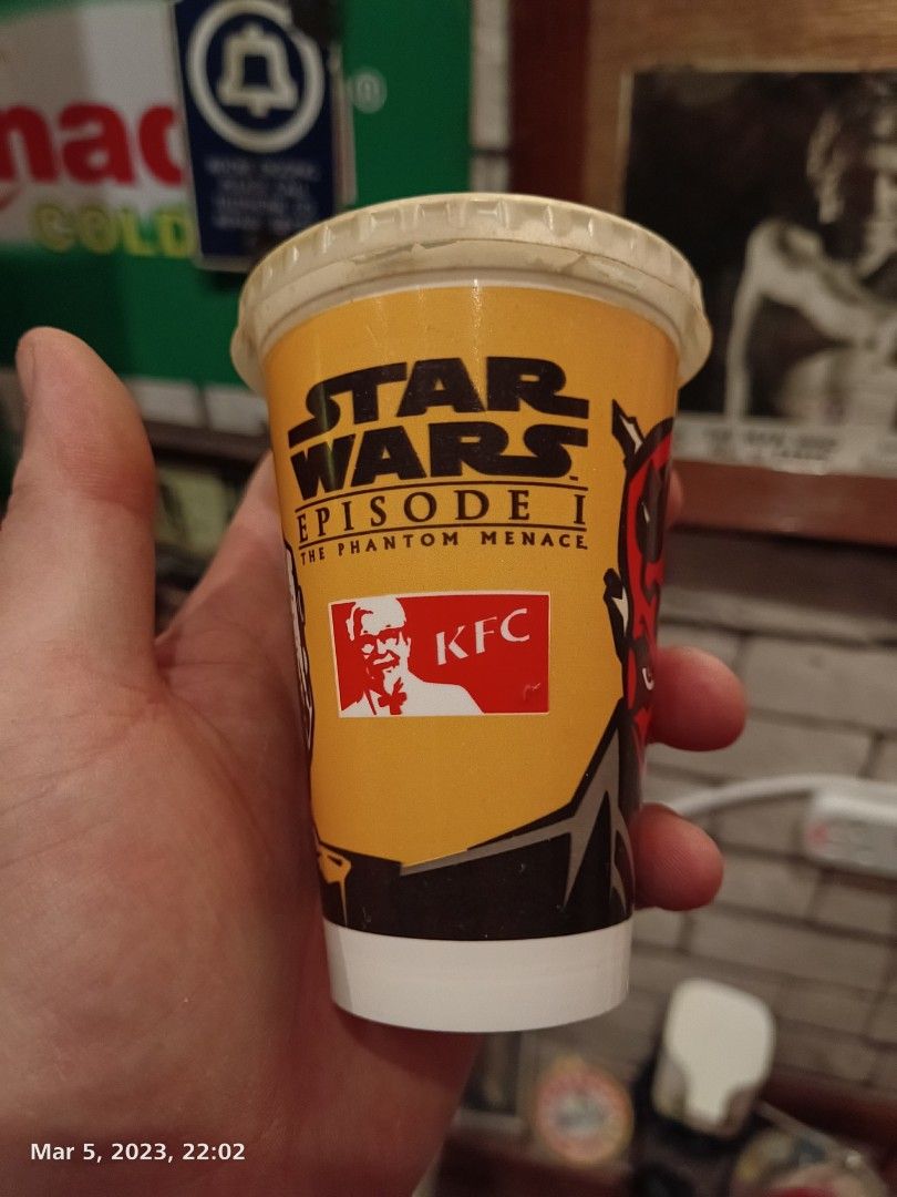 KFC Star Wars paper cup, Hobbies & Toys, Memorabilia & Collectibles ...