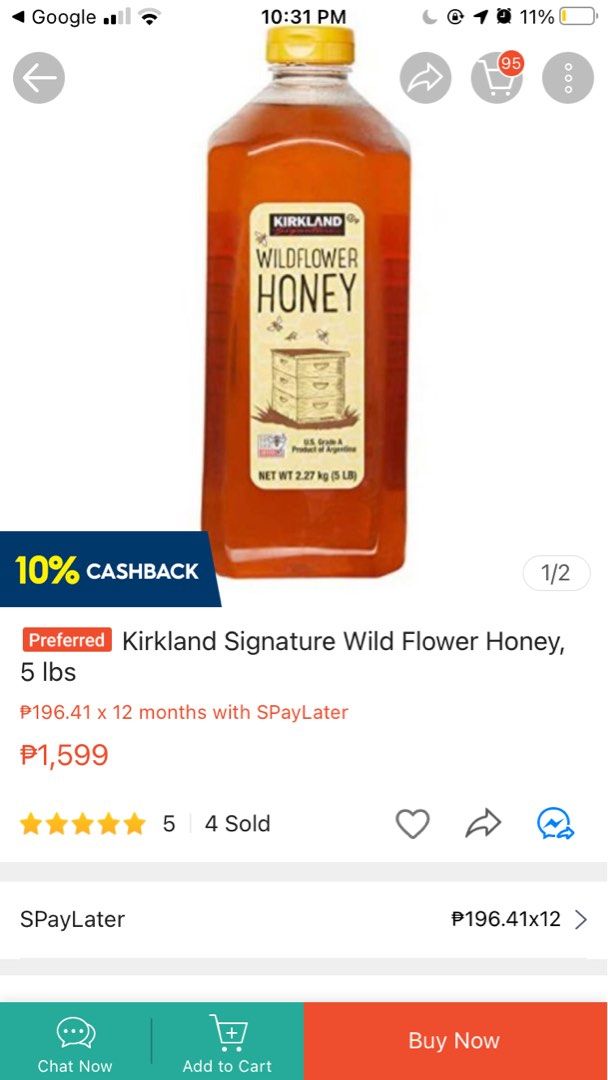 Kirkland Wildflower Honey 5lbs., Food & Drinks, Fresh Produce on Carousell