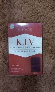 KJV LARGE print personal sized bible (leather)
