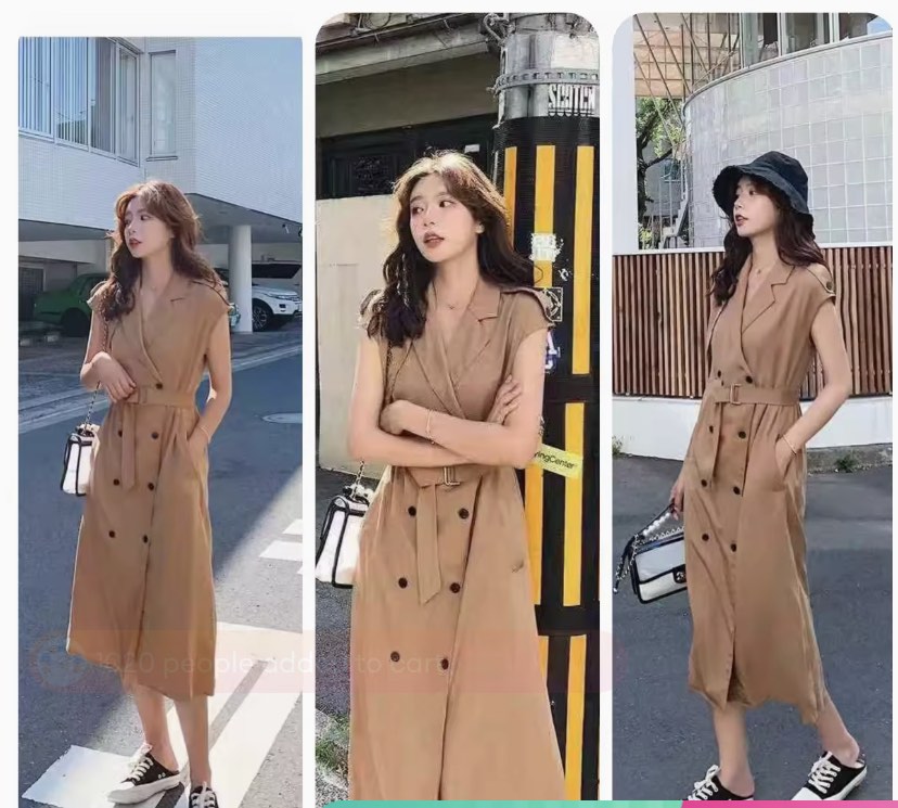 Korean Belt Dress on Carousell
