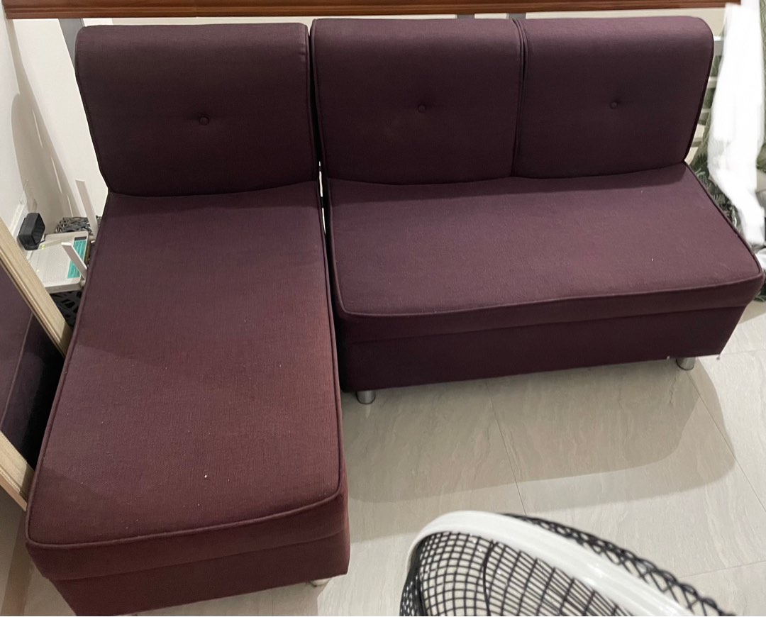 L shape sofa Mandaue Foam on Carousell