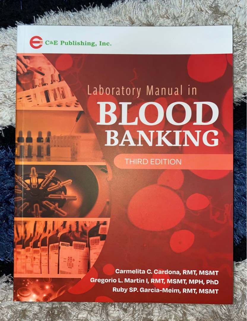Laboratory Manual in Blood Banking 3rd edition, Hobbies & Toys, Books