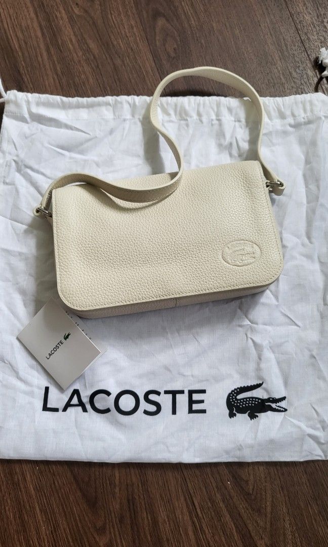Lacoste shoulder bag, Luxury, Bags Wallets on Carousell