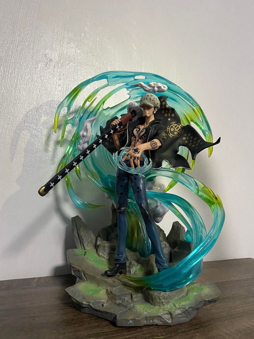 LAW FIGURE ONE PIECE 45CM HQKO WITH POSTER AND YELLOW BOX pm for info ...