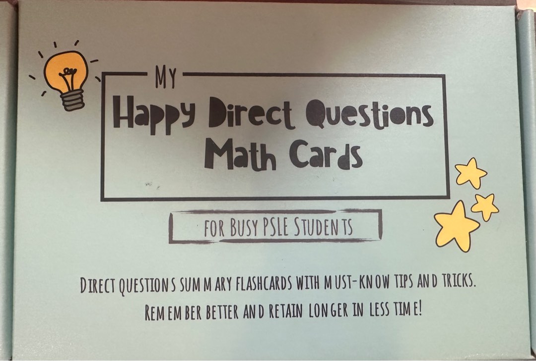 Learning out of the box flashcards, Everything Else on Carousell