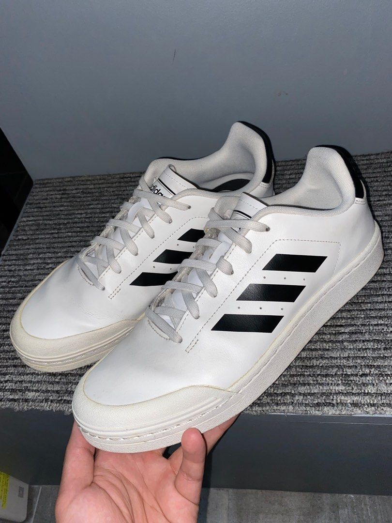Adidas court 70s white best sale