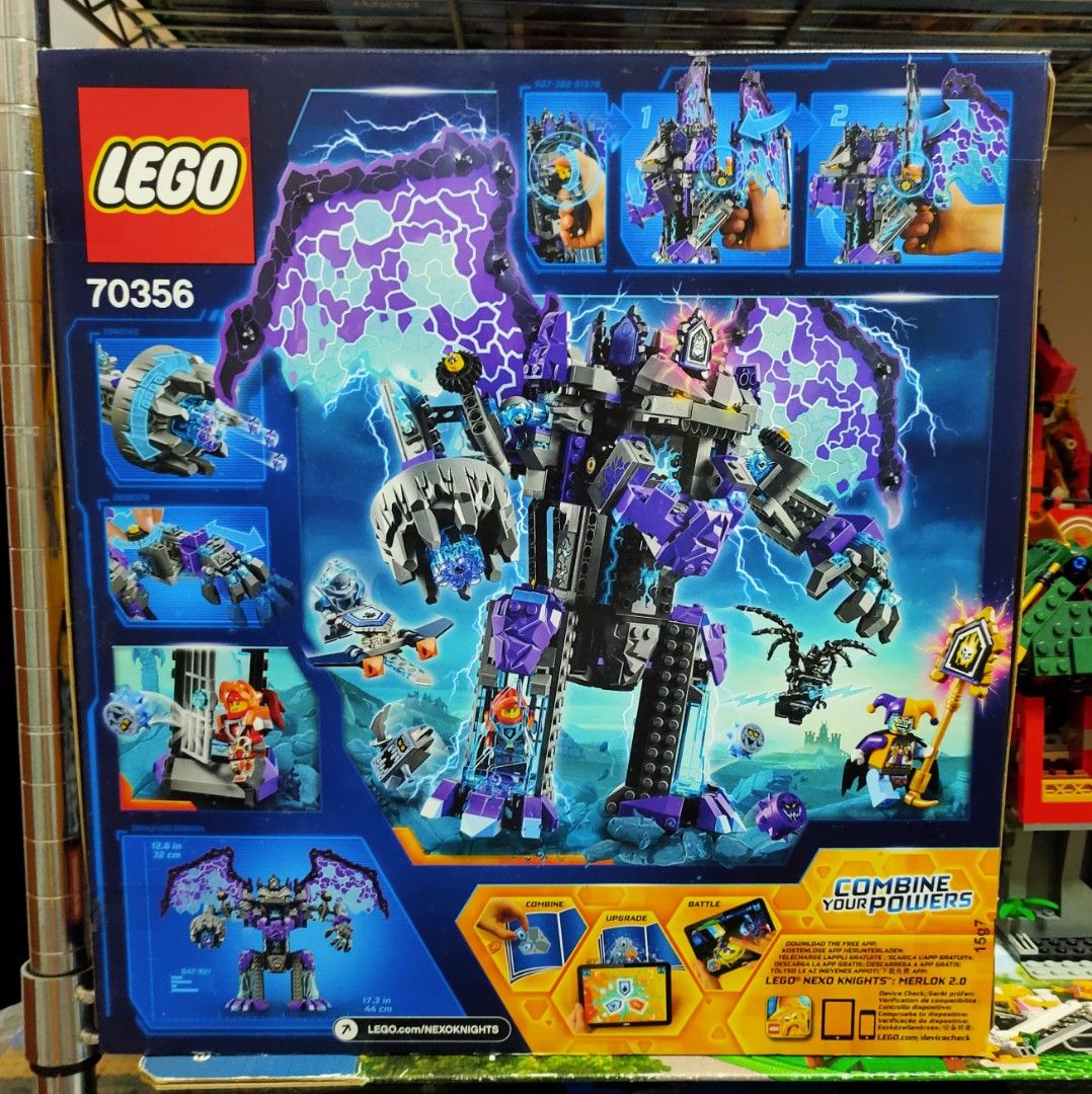 uren At understrege Refinement Lego Nexo Knights 70356 The Stone Colossus of Ultimate Destruction NEW,  Hobbies & Toys, Toys & Games on Carousell
