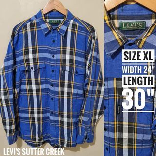 Levi's Plaid Men's Polo