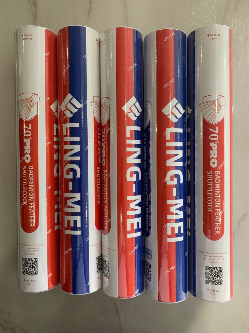 LINGMEI 70 PRO Professional Badminton Shuttlecock, Sports Equipment