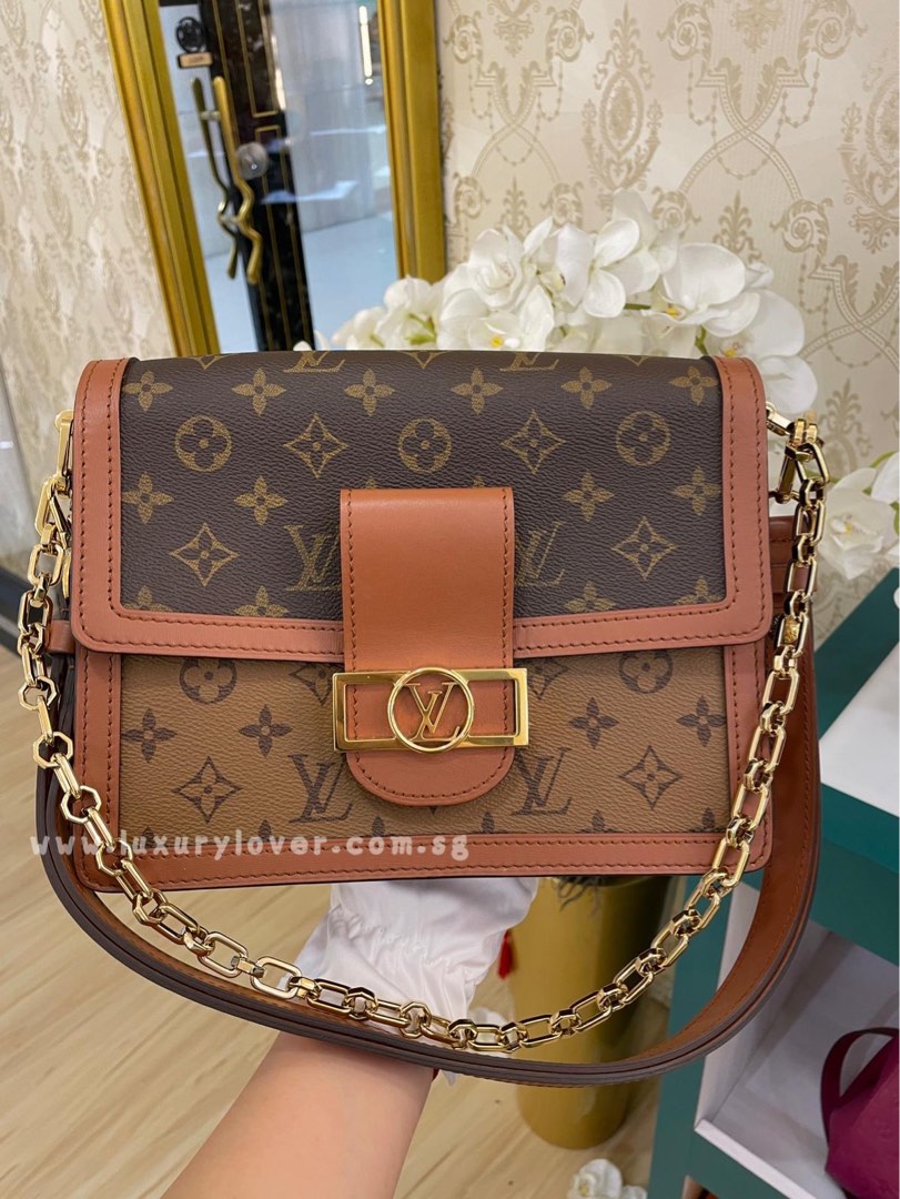 Louis Vuitton Dauphine MM Monogram Canvas GHW