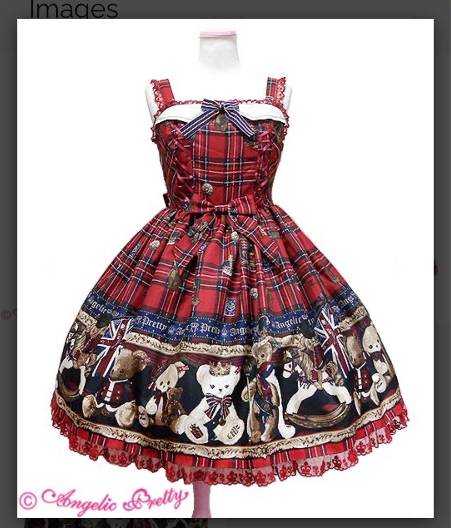 Angelic Pretty British Bear JSK+KC