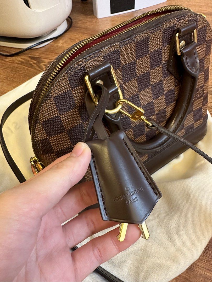 Louis Vuitton Amarante Vernis Monceau BB Bag