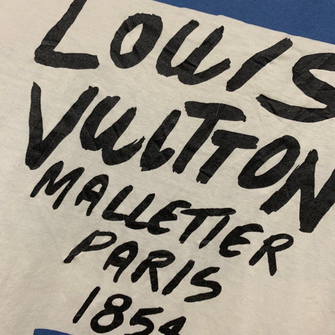 LOUIS VUITTON MALLETIER PARIS 1854 T SHIRT (White), Men's Fashion