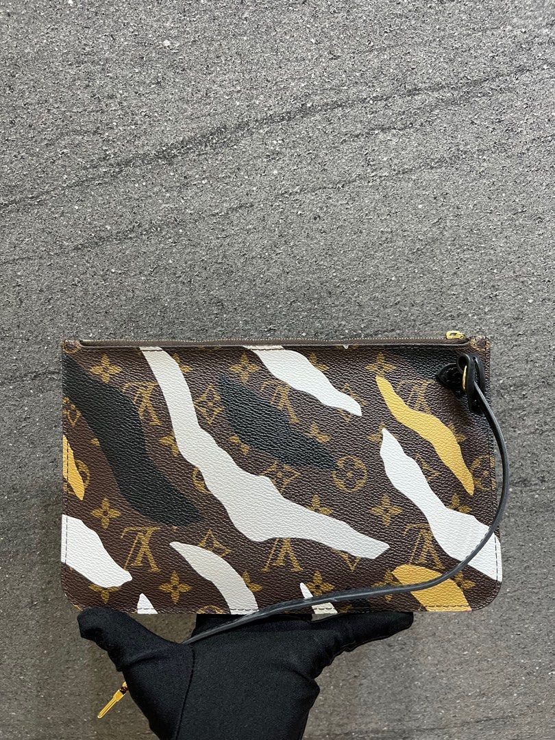 Louis Vuitton LVxLOL League Camo Stripe Monogram Neverfull Pochette