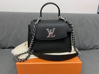 LNIB LV Lockme mini Backpack Black Calf GHW(Cash S$2,600