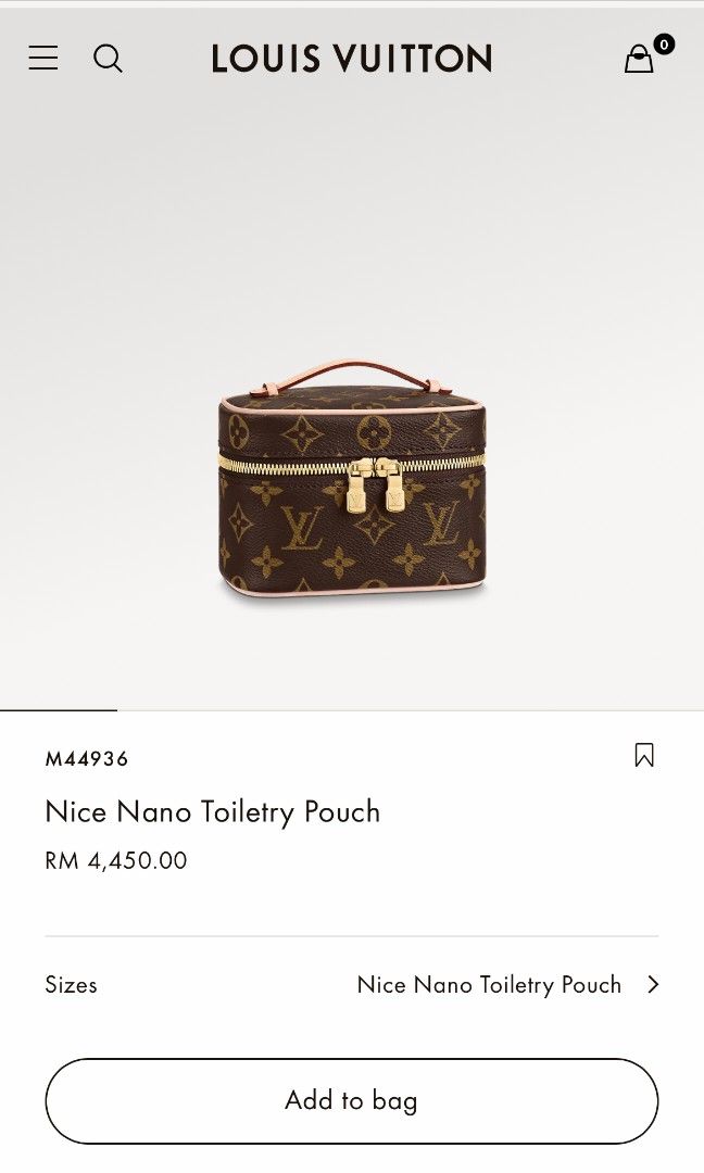 LV Nice Nano 100% original, Women's Fashion, Bags & Wallets, Purses &  Pouches on Carousell