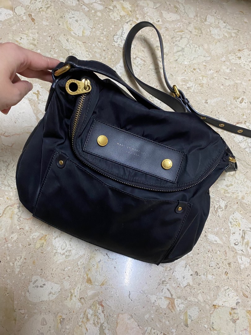Marc Jacobs Nylon crossbody with leather strap Women s Fashion