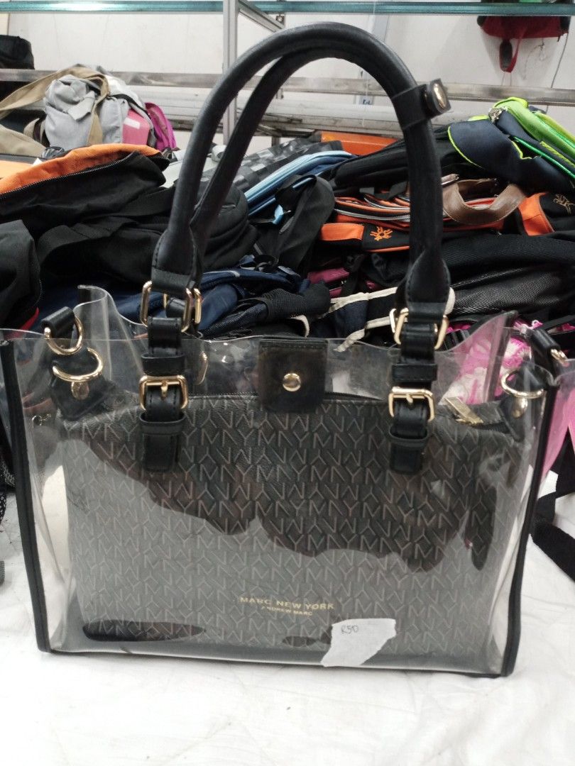 Marc New York Andrew Marc Satchel Handbag Faux Leather Purse Tan | eBay