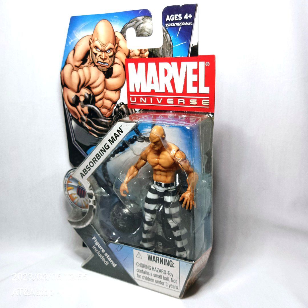 Hasbro Marvel Universe ABSORBING MAN 3.75" Action Figure (Category: Figurines & Statues) located in Paranaque City. Submitted by AirplanesTrainsAutomobilesATBP (Listing ID 1219004728, Image 3). Description: Want to see more of my listings? Just click my username above.☝️ DESCRIPTION: > ITEM: Hasbro Marvel Universe ABSORBING MAN 3.75" Scale Action Figure. > CONDITION: Brand New. Sealed. > MODE OF PAYMENT: G-Cash > MODE OF DELIVERY: Lalamove, LBC d