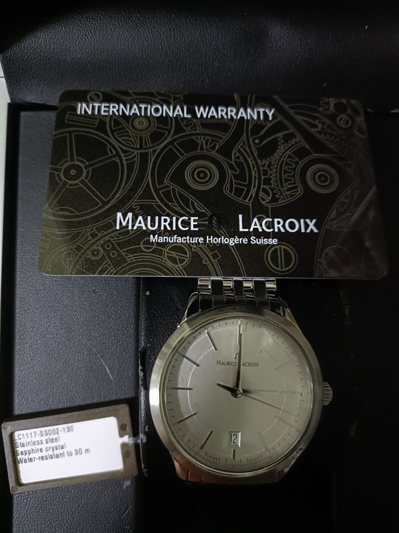 Maurice lacroix best sale sapphire crystal watch