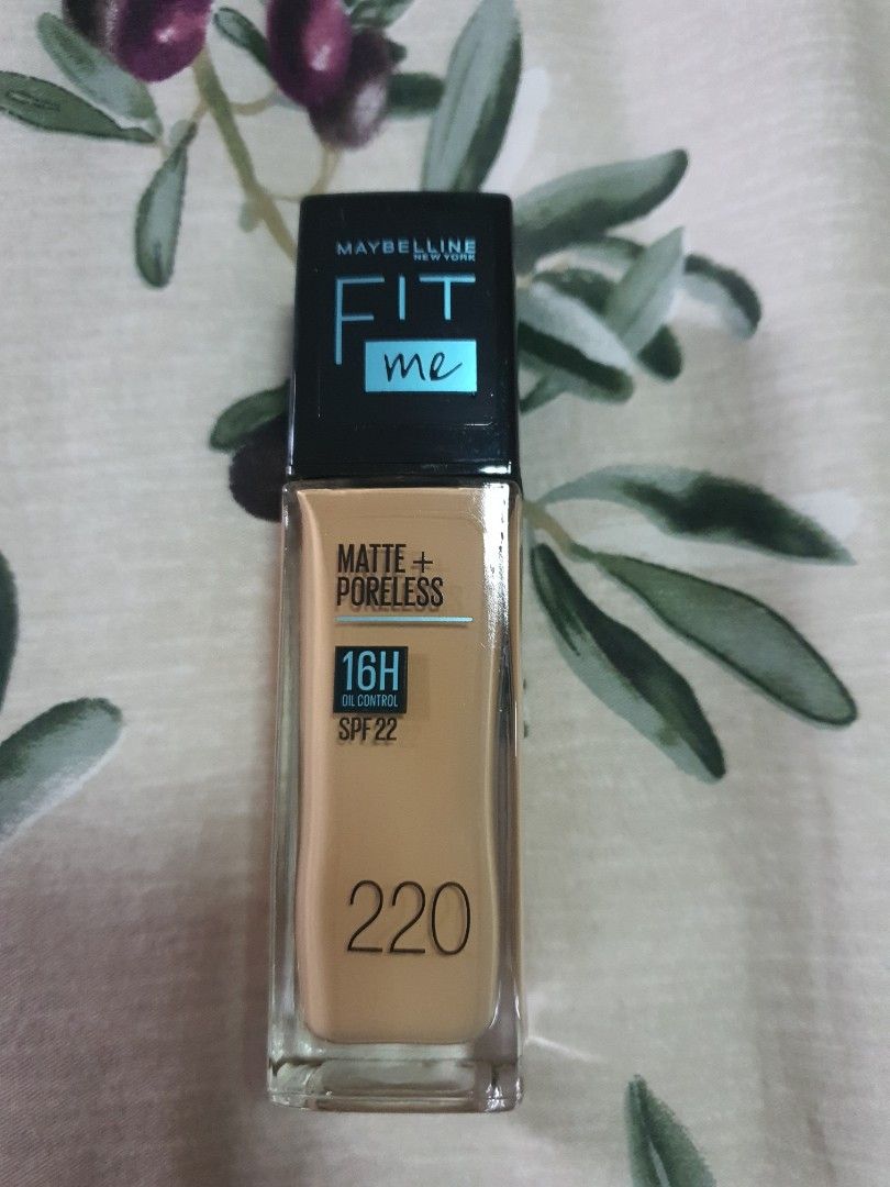 Maybelline Fit Me Foundation Shade 220, Beauty & Personal Care, Face ...