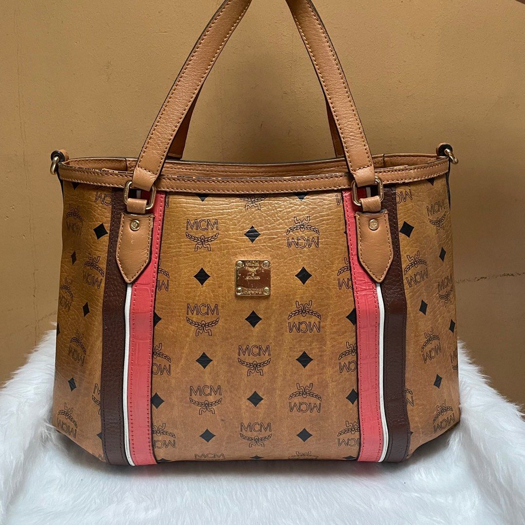 MCM Sling Bag in Brown, Women's Fashion, Bags & Wallets, Purses & Pouches  on Carousell