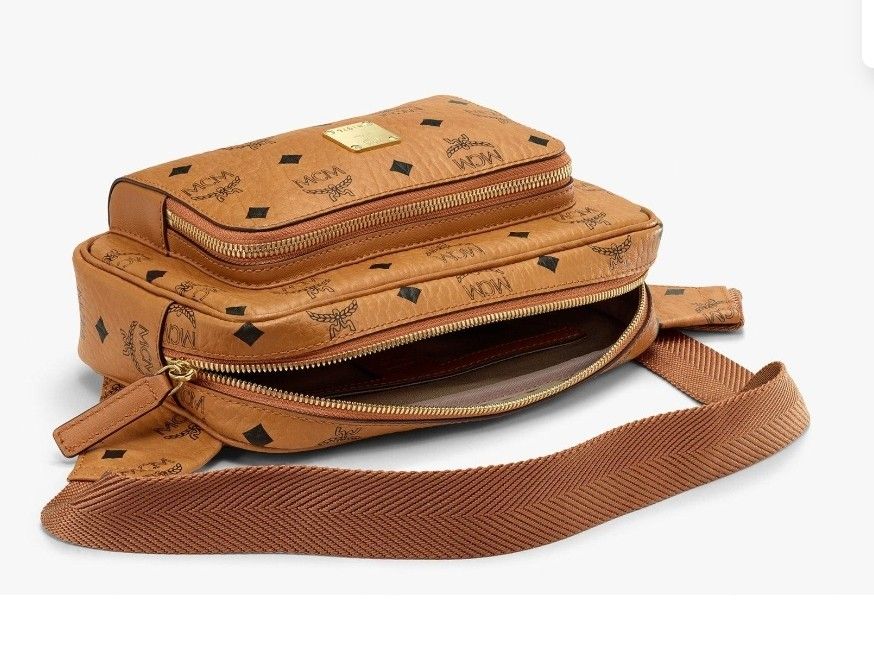 MCM Fursten Belt Bag in Visetos Luxury Bags Wallets on Carousell