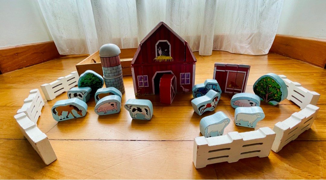 Melissa and doug online farm blocks