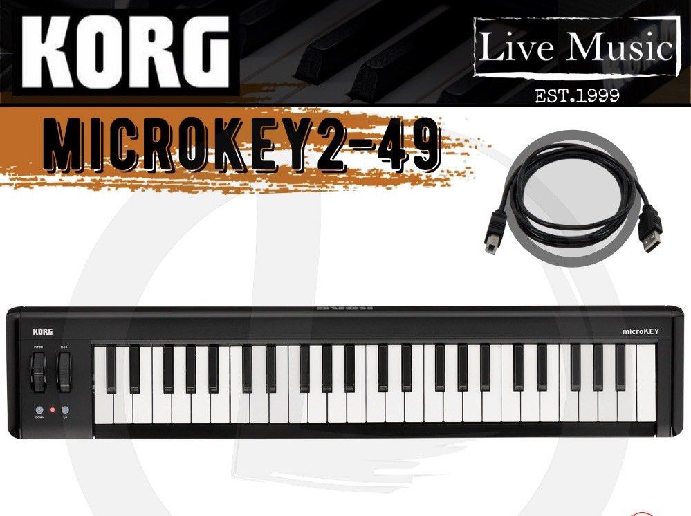 microKEY2 49 AIR Keyboard USB Controller with Bluetooth (Category: Computer Keyboard) located in Hagunoy. Submitted by abc_16 (Listing ID 1218788258, Image 2). Description: Connect wirelessly to iPad, iPhone, Mac, or Windows The microKEY Air supports Bluetooth Smart “Apple Bluetooth Low Energy MIDI”. You can easily connect wirelessly to iPad/iPhone music apps such as KORG Gadget, KORG Module, and GarageBand, as well as any MIDI-capable music prod