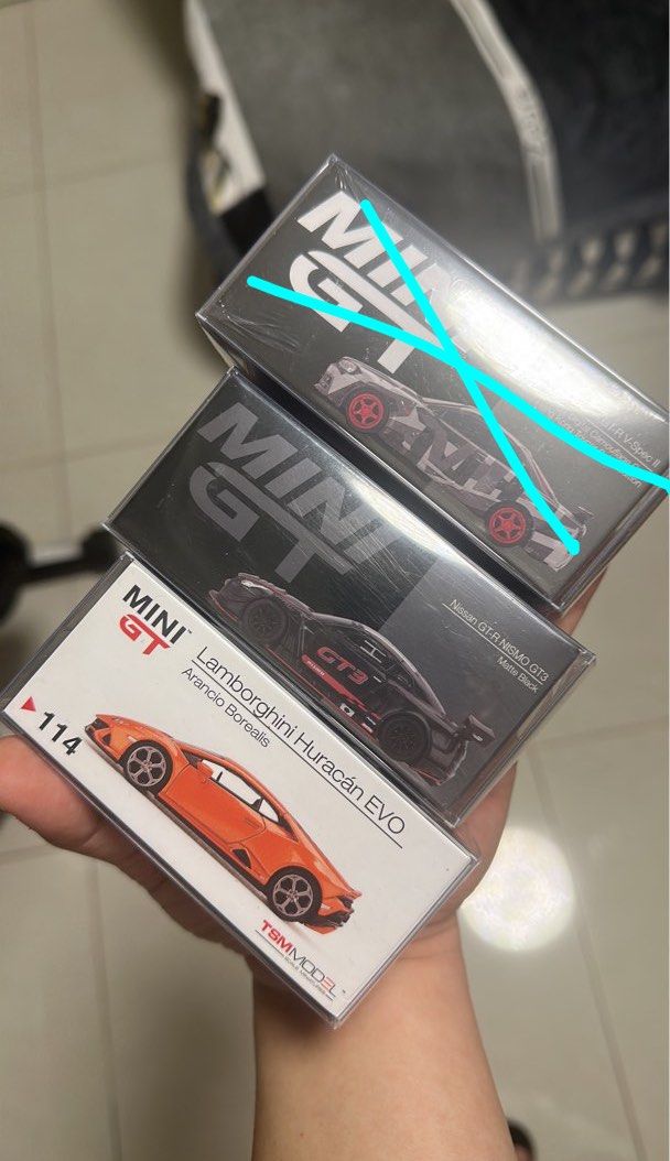Mini GT 114 357 244 245 445 446 447 限量版GTR R34 R35, 興趣及遊戲 