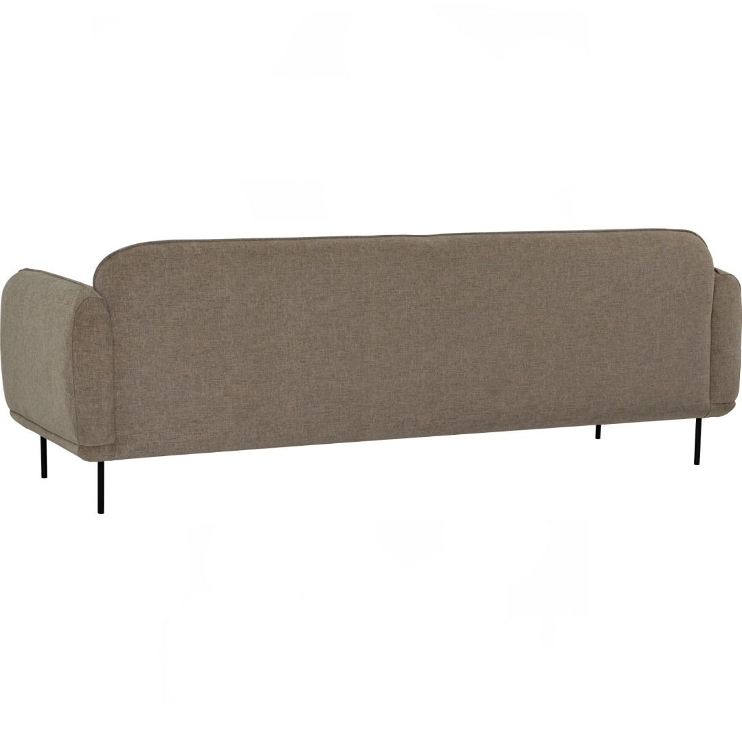 Mira 3 Seater Sofa by Fynd Design (Metal + Dennis Fabric) Free