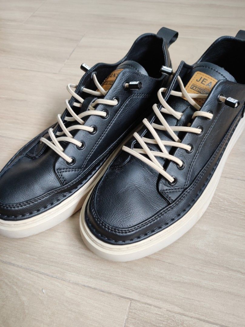 Mulinsen Black Sneakers, Men's Fashion, Footwear, Sneakers on Carousell