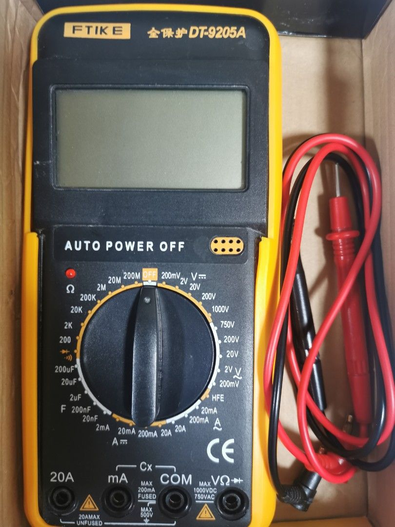 Multimeter for battery testing, Everything Else on Carousell