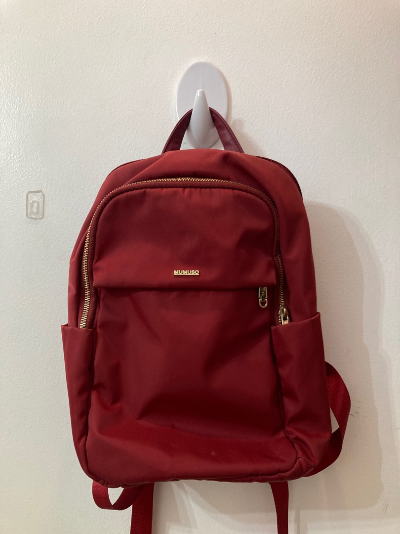 Mumuso red mini backpack on Carousell