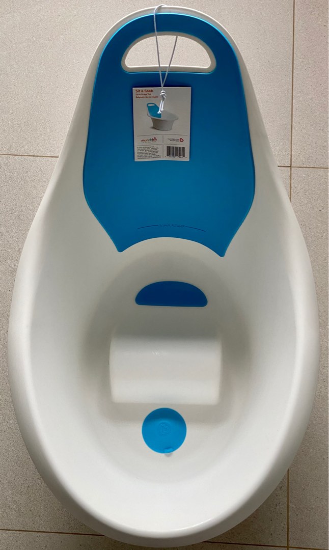 Munchkin Sit Soak Dual Stage Tub Babies Kids Bathing Changing Munchkin Sit Soak Dual Stage Tub Babies Kids Bathing Changing