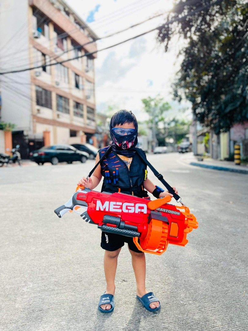 Nerf Mega Mastodon (Category: Action & Battle Toys) located in Quezon City. Submitted by margsstuff (Listing ID 1219013912, Image 1). Description: P6,800 mega mastodon only working 100%.