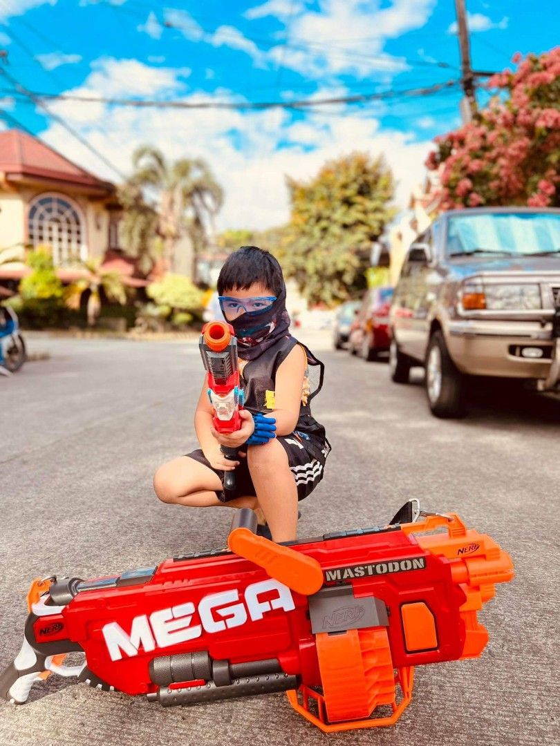 Nerf Mega Mastodon (Category: Action & Battle Toys) located in Quezon City. Submitted by margsstuff (Listing ID 1219013912, Image 3). Description: P6,800 mega mastodon only working 100%.