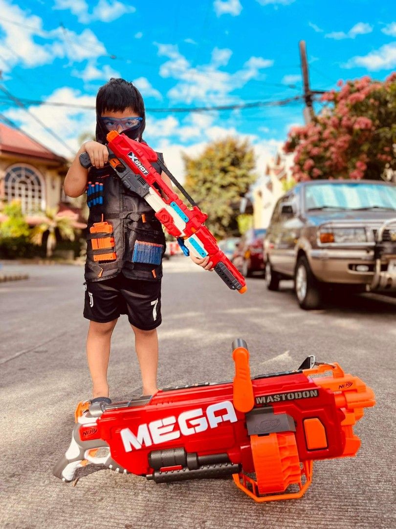 Nerf Mega Mastodon (Category: Action & Battle Toys) located in Quezon City. Submitted by margsstuff (Listing ID 1219013912, Image 2). Description: P6,800 mega mastodon only working 100%.