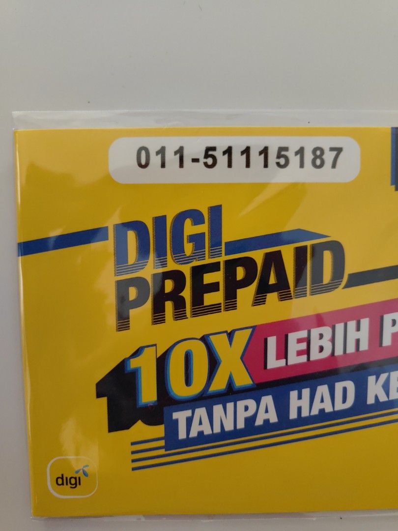 New Digi sim card, Mobile Phones & Gadgets, Mobile & Gadget Accessories