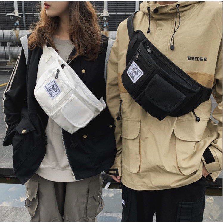 New messenger Bag hip hop wear resistant waist bag chest bag shoulder Bag