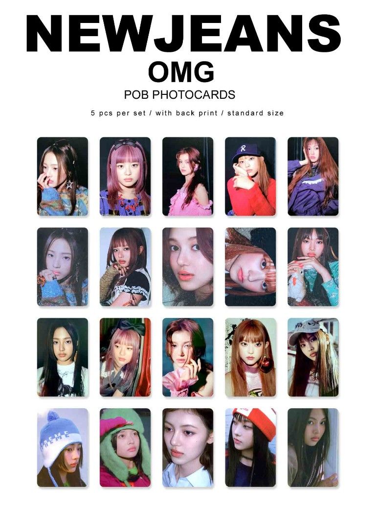 NewJeans 【 OMG 】 Weverse特典セット トレカ6枚＋アクキー NewJeans